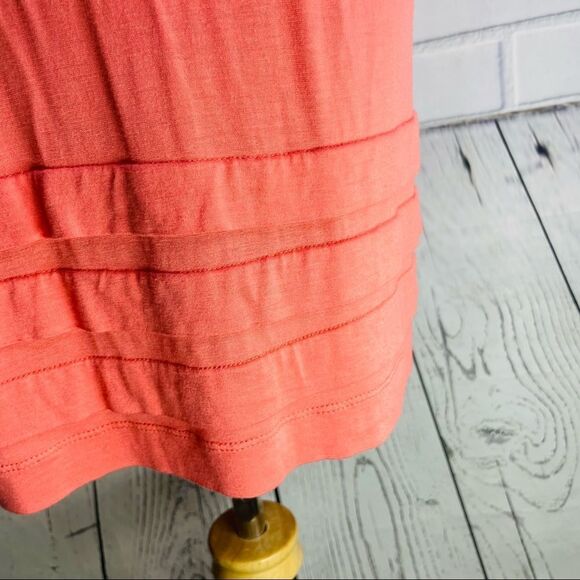 10/$25🦋 No Strings Attached Coral Flutter Sleeve Blouson Dress - Size XS - Picture 4 of 15